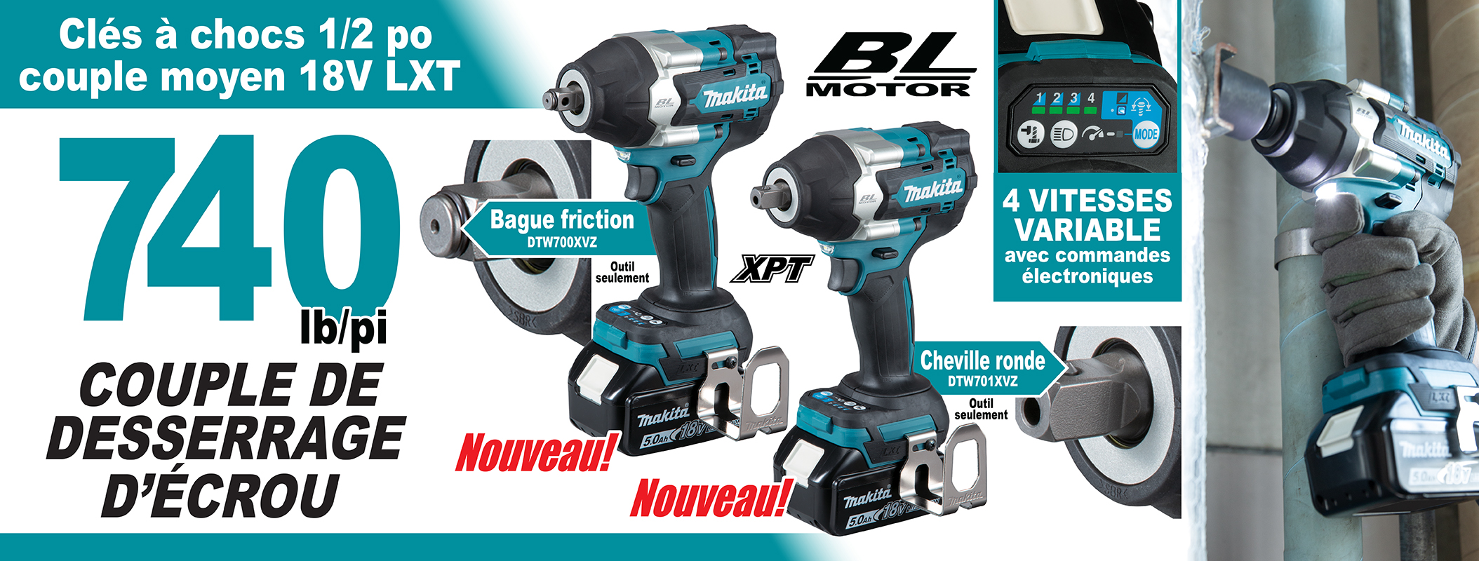 New tool DTW700 and DTW701